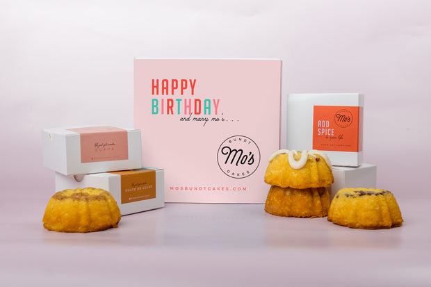 Happy Birthday Mini Bundt Cakes Assortment Box