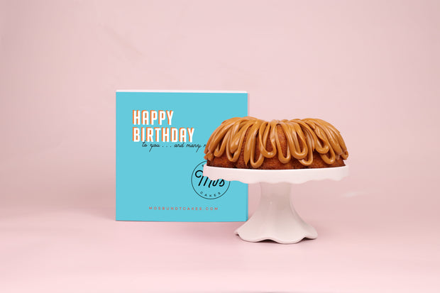 Happy Birthday Gluten Free Dulce de Leche Bundt Cake