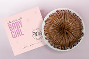 Welcome Baby Girl Nutella Bundt Cake
