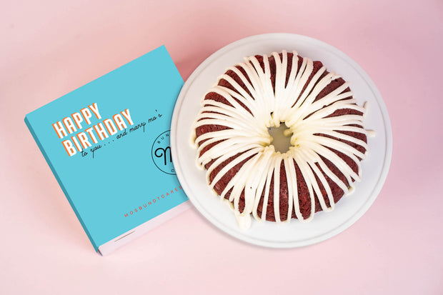 Happy Birthday Red Velvet Bundt Cake