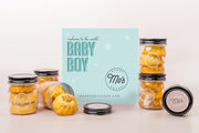 Welcome Baby Boy Mini Bundt Cake Jars